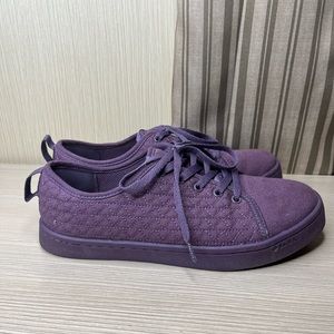 so ill climbing shoes lace up sneakers women size 8 purple textile upper